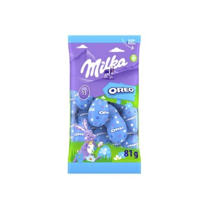 Milka 13 oeufs Pâques chocolat lait Oreo 81 gr