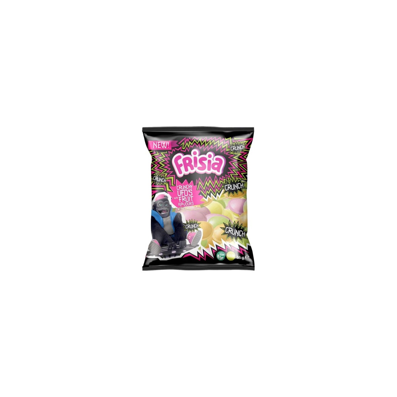 Frisia crunchy UFO goût fruit 36 gr