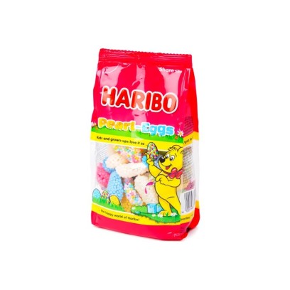 AC - Haribo Pearl Eggs Paassnoepjes 300g Belgische Chocolade Groep