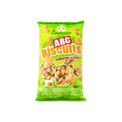 Bachman ABC biscuits nicnac complet (petit biscuit sec) 200 gr DDM: 01/07/26