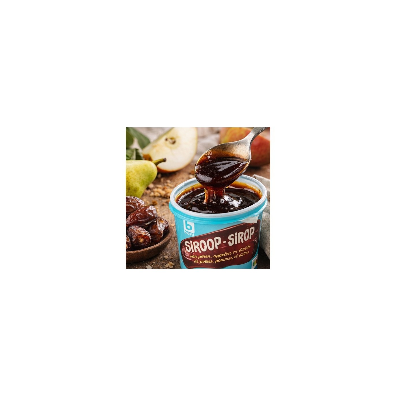 Jeden Tag Birnen-Apfel-Dattel-Sirup 450 gr BELGIAN chockies.net