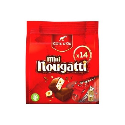Côte d'Or mini Nougatti 14 pc 180 gr CHOCKIES épicerie