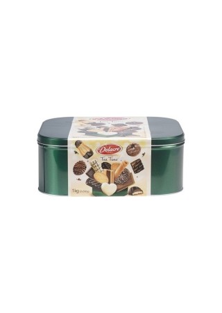 Delacre Tea time mélange biscuits 1 kg - CHOCKIES belge