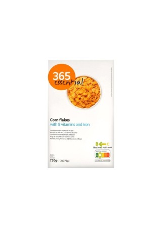 D - 365 essential corn flakes 750 gr