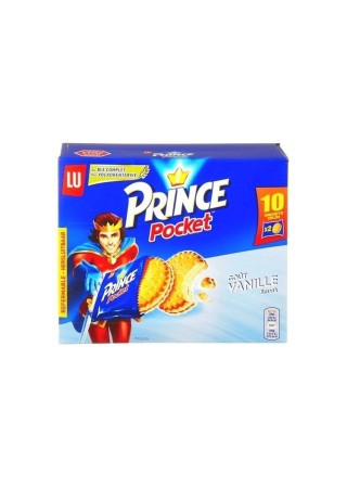 LU Prince pocket vanille (10x2 biscuits) 400 g CHOCKIES